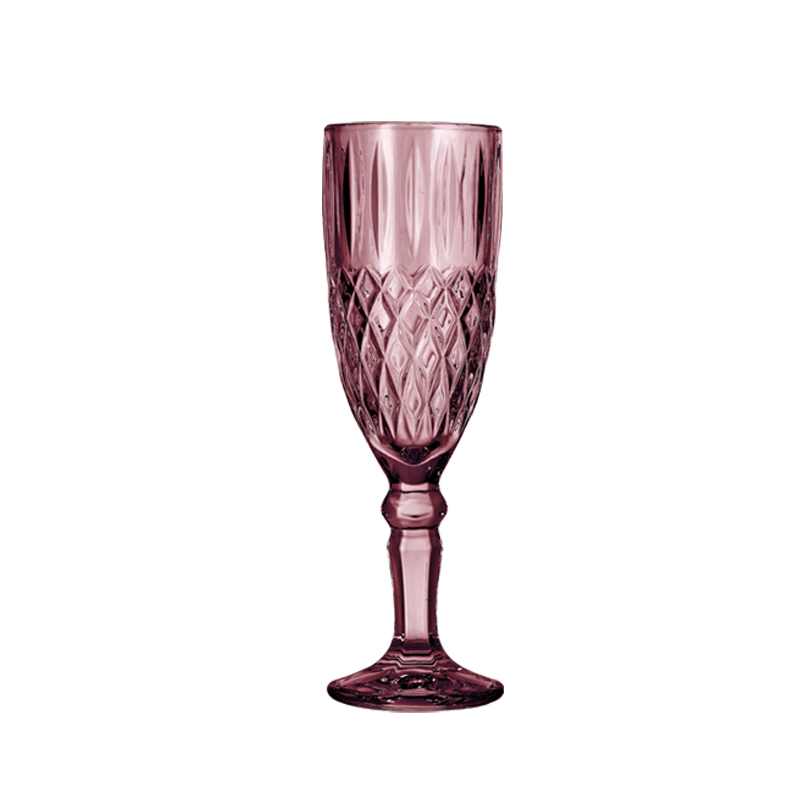 colored glass water goblets