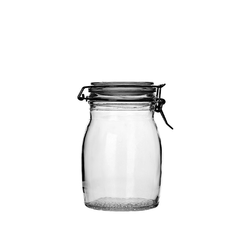 glass storage jars with lids