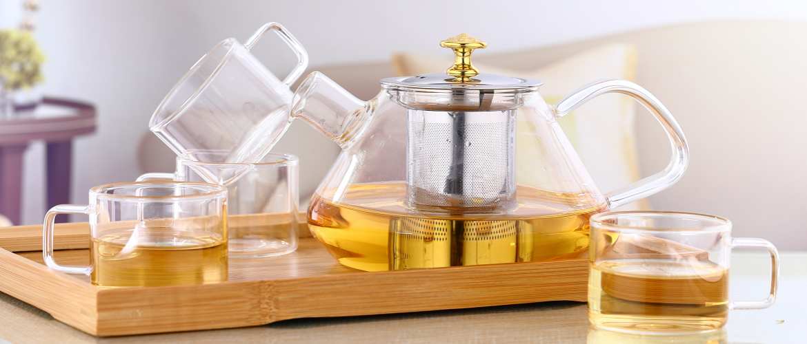 glass teapot