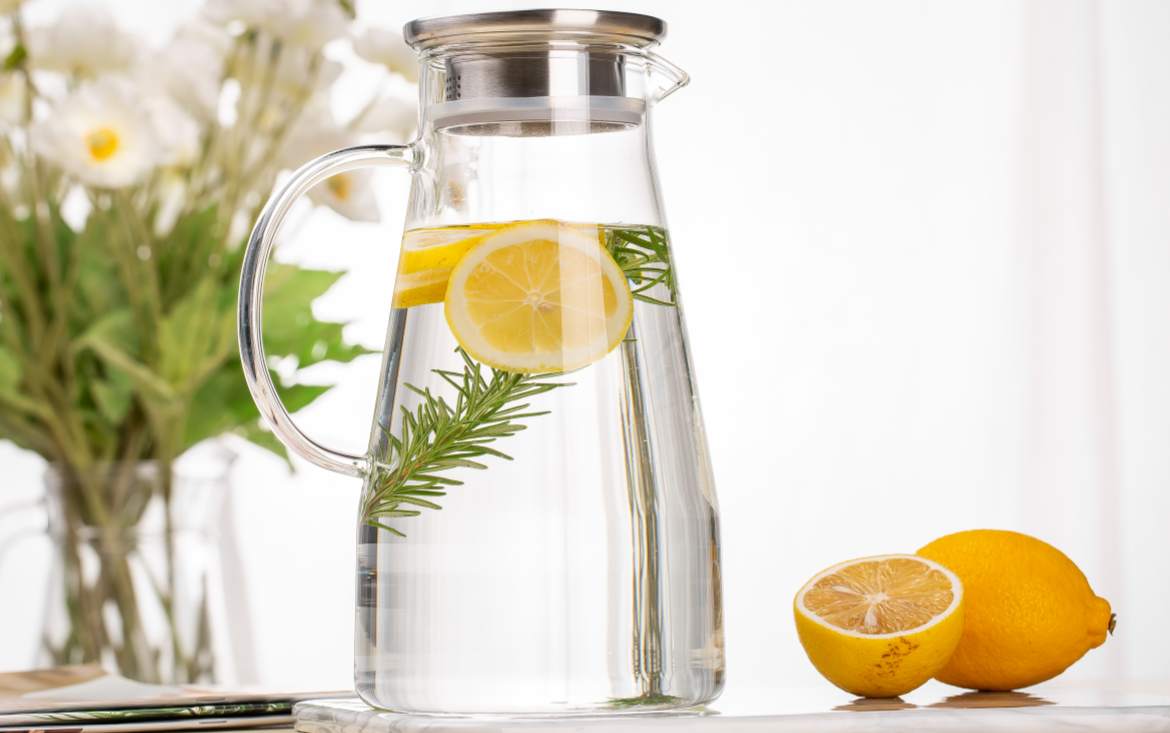 glass pitcher