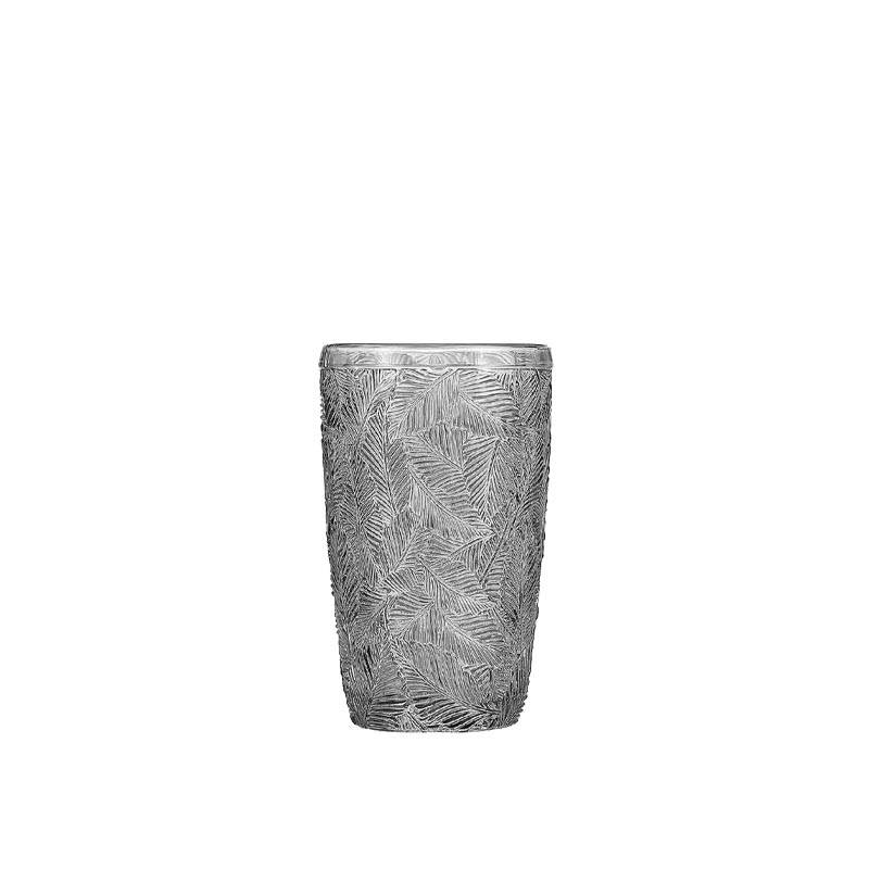 Solid color glass cup