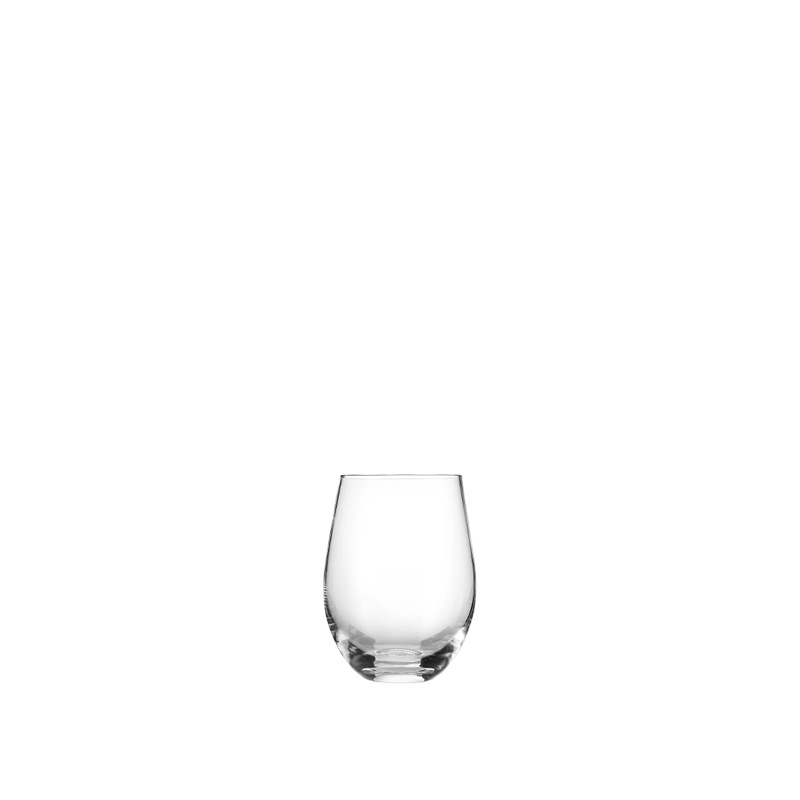 curved glass tumbler