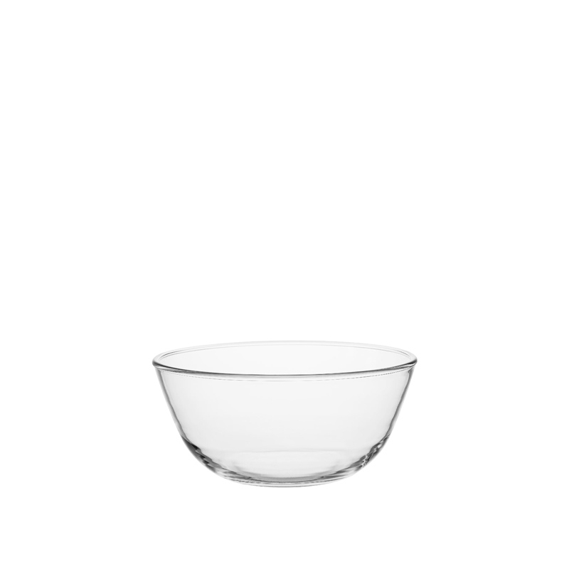 large glass mixing bowl