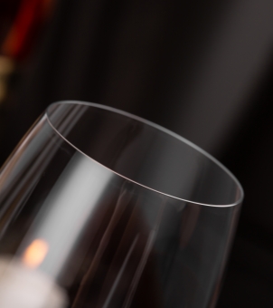 6 piece wine glass set crystal