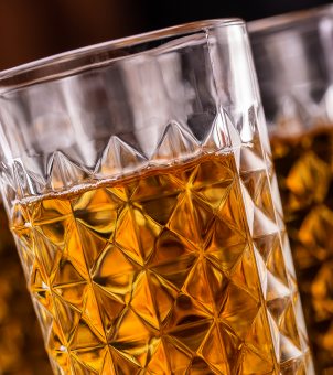 high white soda lime glass cup