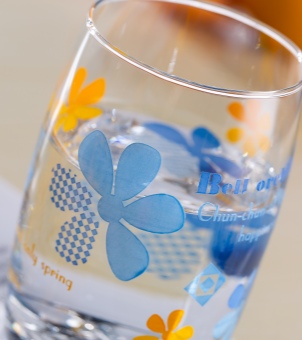 decal glass tumbler wholesale
