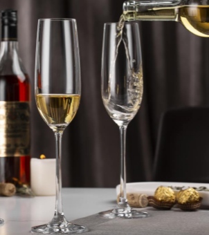 sparkling wine flute from professional wholesale supplier with tall elegant design