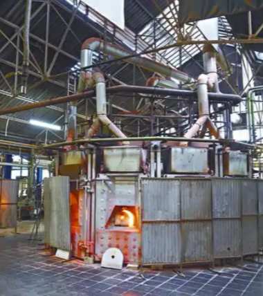 Xinghuo Glass's first LNG furnace was installed in 2008 Xinghuo Glass's first LNG furnace; the picture shows an old-style furnace
