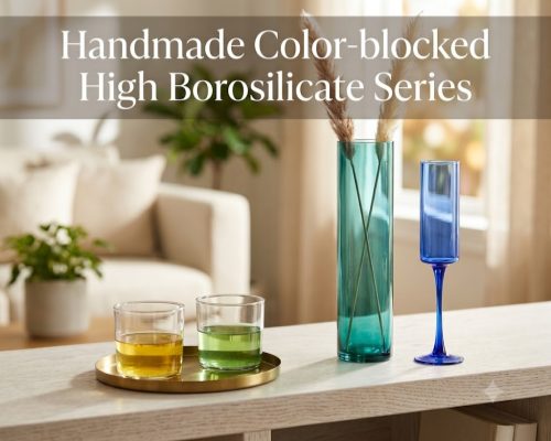Xinghuo Glass Unveils Its 2026 Summer New Arrival: Colored Borosilicate Glass Pitcher Set for Europe
