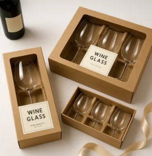 Protective packaging for fragile glassware