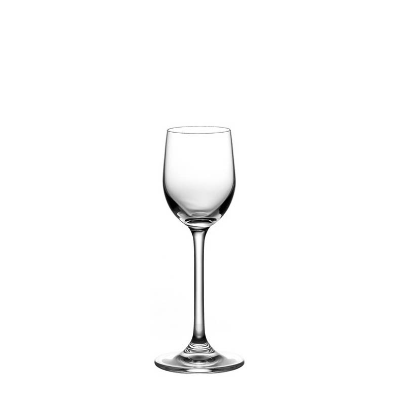 Xinghuo Glass manufactures high-transparency lead-free glass liqueur glasses, featuring a classic tulip-shaped stemmed design, suitable for vodka, award-winning spirits tasting, and after-dinner drinks. B2B wholesale and customization services are availab